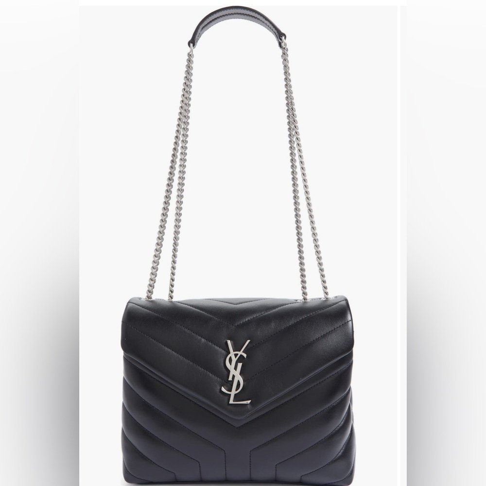 Saint Laurent Small LoulouMatelassé Leather Shoulder Bag